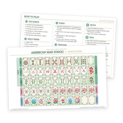 American Mahjong Quick Guide